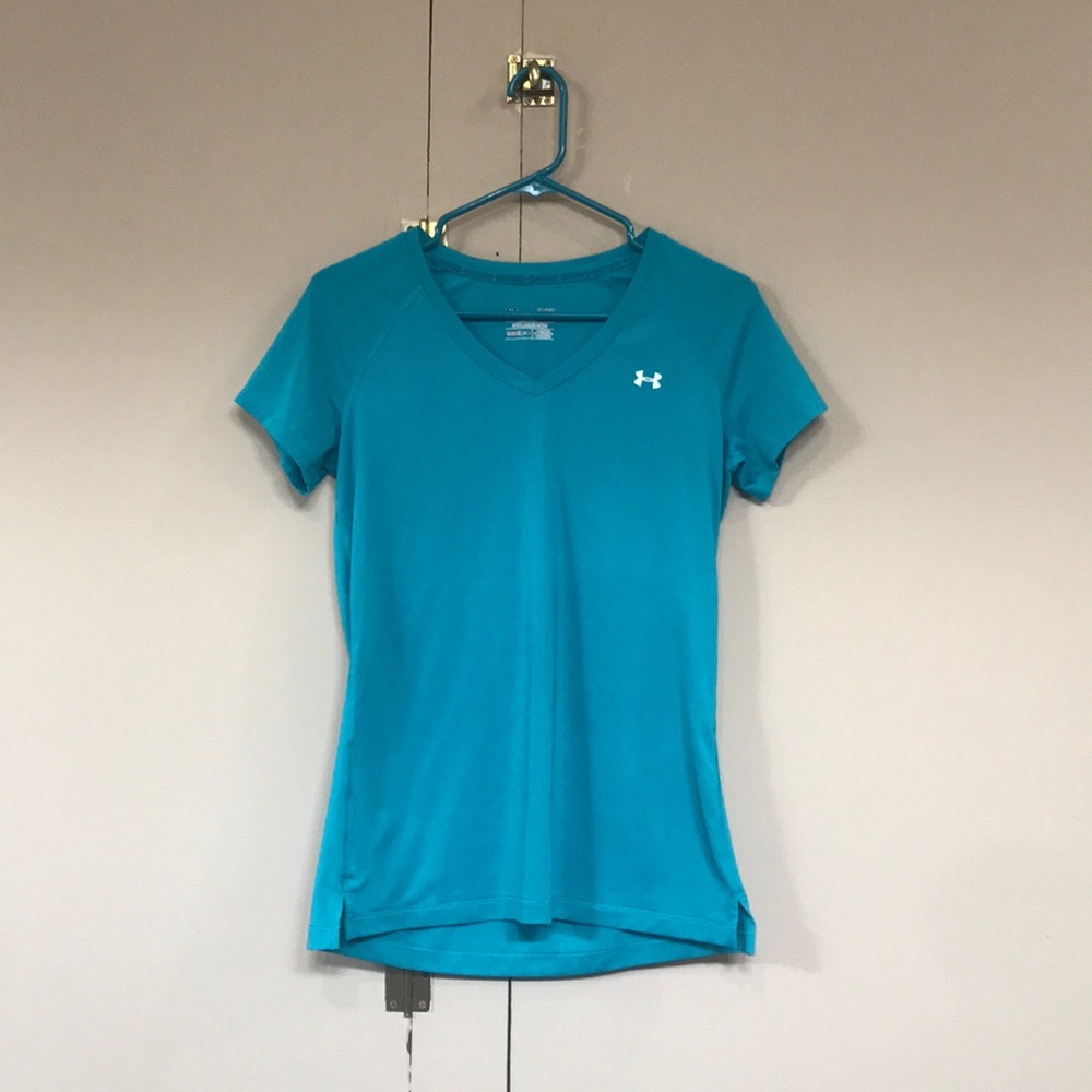 Teal Under Armour T-shirt size sm.